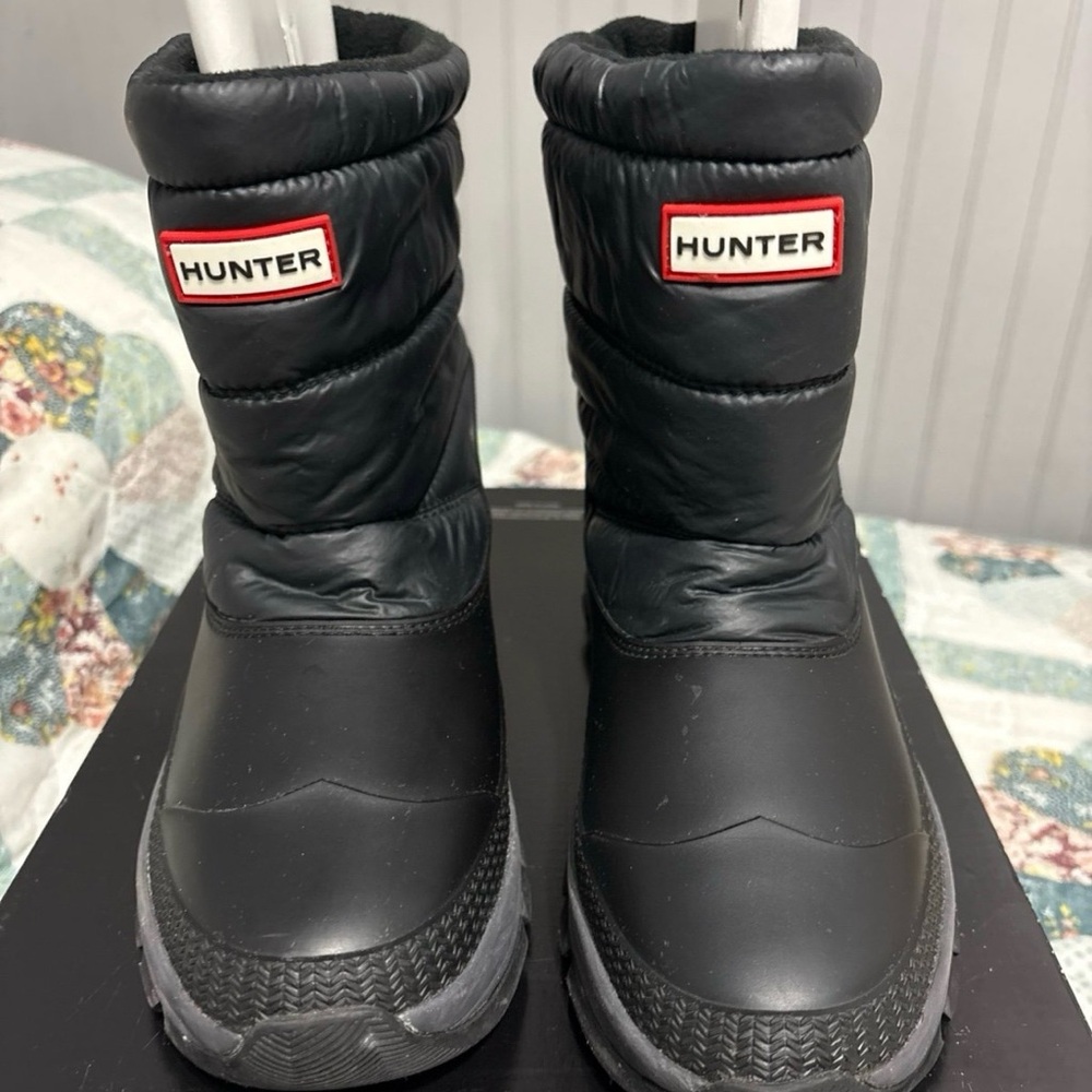 Hunter Black Insulated Boots